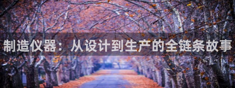 天宏2娱乐主管：制造仪器：从设计到生产的全链条故事