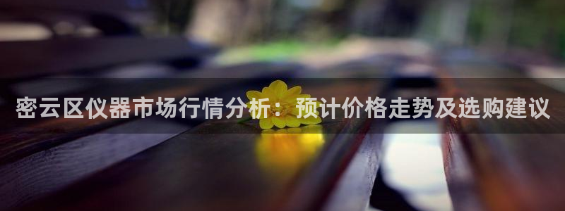 天宏娱乐平台登陆：密云区仪器市场行情分析：预计价格走势及选购