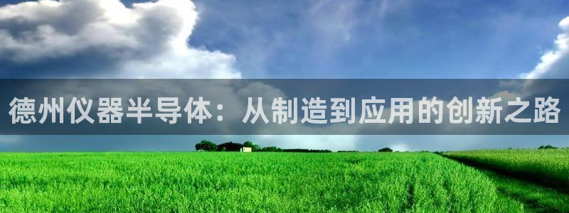 天宏娱乐大叔：德州仪器半导体：从制造到应用的创新之路