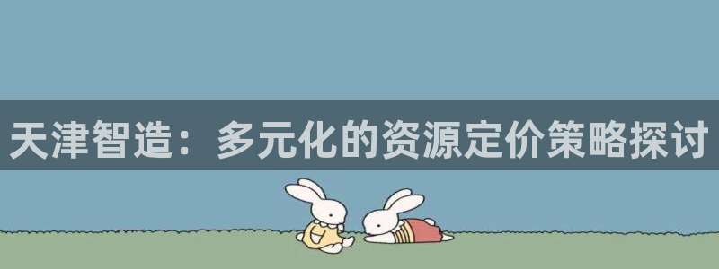 天宏娱乐创始人河源：天津智造：多元化的资源定价策略探讨