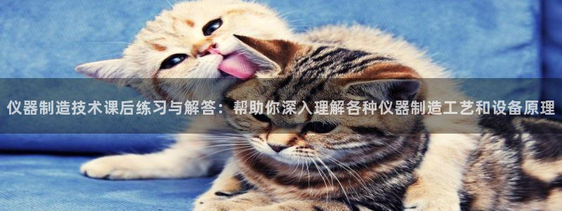 天宏2娱乐：仪器制造技术课后练习与解答：帮助你深入理解各种仪