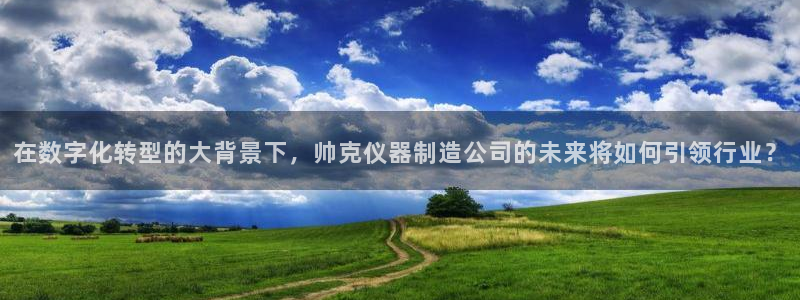 天宏娱乐app平台怎么下载：在数字化转型的大背景下，帅克仪器